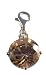 Monili sterling silver charm with round pink CZ stone