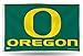 Rico Industries NCAA 3-Foot by 5-Foot Single Sided Banner Flag with Grommets Oregon Ducks Team Color 3' x 5'