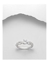 CZ Ring In 92.5 Sterling Silver