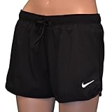 Nike Women's Phantom 2-in-1 Running Shorts w/Compression Liner-Black | Women's Athletic Shorts