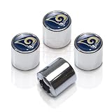 St. Louis Rams Chrome Tire Stem Valve Caps