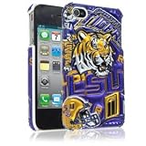 Cellaris 05-0250014R 3D Illusion NCAA Snap Case - Louisiana State University - iPhone 4 4s - Retail Packing