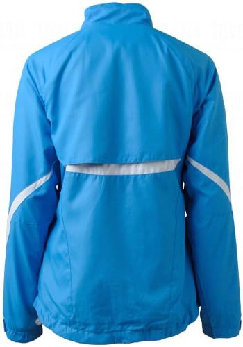 Spanner Golf Ladies Zip Front Colorblock Wind Jackets Blue/White S
