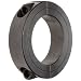 Climax Metal 2C-187 Two-Piece Clamping Collar, Black Oxide Plating, Steel, 1-7/8" Bore, 2-7/8" OD, 11/16" Width