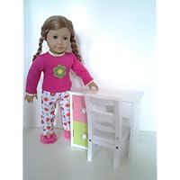 DOLL DESK FOR AMERICAN GIRL DOLLS COMPLETE WITH CHAIR