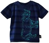 Charlie Rocket Baby-boys Infant Double Stripe Rhino Tee