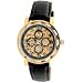ADEE KAYE STAINLESS STEEL GOLD SKELETON AUTOMATIC MULTI FUNCTION WATCH