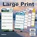 Large Print 2012 Wall Calendar