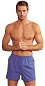 Jockey Boxer fine cotton Streifen blau weiß