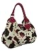 Cow Print Tote Shoulder Handbag Purse - Hot Pink