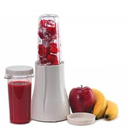 Blender - Small Personal Blender (White) (6.5H x 4.75 Diameter (base)) by Stacks and Stacks
