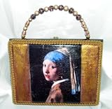 ArtisanStreet's Hand Crafted, Girl with a Pearl Earring Cigar Box Purse