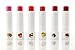 6pc Italia Deluxe Tinted Lip Balm With Vitamin E Full Set of 6 Flavors