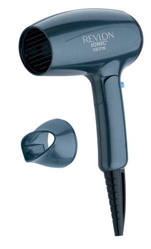 Revlon RV438 1875 Watt Ionic Styler Travel Dryer, Blue