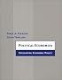 Political Economics: Explaining Economic Policy (Zeuthen Lectures)