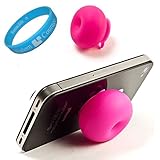 Pink Rubberized Suction Stand For Sprint Htc Evo 3D Android Phone + SumacLi ....