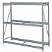 Lyon DD67212S 3 Tier Pre-Engineered Bulk Storage Rack Starter without Decking, 60" Width x 30" Depth x 72" Height, Dove Gray