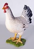 ＦＲＰ動物オブジェ　白い雌鳥 / Hen White