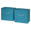RiverRidge Kids 2 Pc Storage Bins - Light Blue