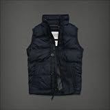 「Abercrombie & Fitch(アバクロンビー & フィッチ) アバクロンビー&フィッチ アバクロ ダウン ベスト ダウンベスト Abercrombie&Fitch OULUSKA PASS ネイビー S」の画像