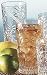 Embossed Palm Tree Highball Glasses Set of 4