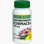 Echinacea 400 Mg Capsules, by Nature's Bounty 100ea
