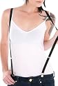 Black Skinny Suspenders