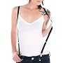 Black Skinny Suspenders