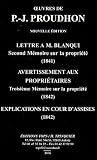 Avertissement aux propri�taires ; Lettre � M. Blanqui ; Explications en cours d'assises