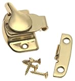 Stanley Hardware 80-4005 Solid Brass Window Sash Lock