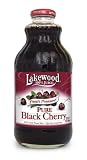 Lakewood PURE Black Cherry Juice, 32-Ounce Bottles (Pack of 6)