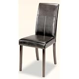 Set of 2 Bycast Vinyl Parson Dining Chairs by AtHomeMart