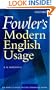 Fowler's Modern English Usage