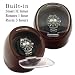 Single Round Automatic Watch Winder Black Color Built in IC Timer Rotates 1 hour and Rest 3 hours