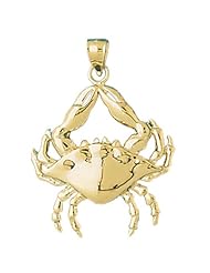 CleverEves 14K Gold Pendant Crab 6.4 - Gram(s)