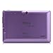 iRULU eXpro X1 7 Inch Quad Core Google Android Tablet PC, 1024*600 Resolution, 8GB Nand Flash, Wi-Fi, Games, Dual Cameras (Purple)