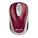 Microsoft Wireless Notebook Optical Mouse 3000 - Pomegranate Red