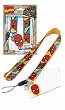Spider-Man Lanyard with Dangle Keychain