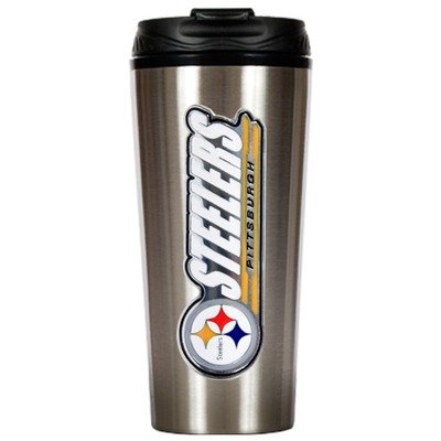 NFL Pittsburgh Steelers 16-Ounce Stainless Steel Travel Tumbler