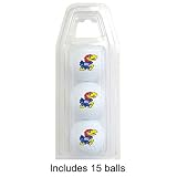 Kansas Jayhawks (University Of) NCAA 15 Golf Ball Pack