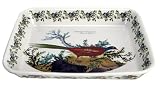 Portmeirion Birds of Britain Earthenware 10 x 2-3/4-Inch Square Dish