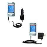 Essential Kit for the Vodaphone VPA Compact II - includes Car and Wall Charger with Rapid Charge Technology - Gomadic Brand w/ TipExchange Technology