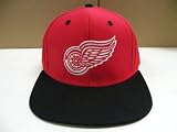 NHL Detroit Red Wings Red 2 Tone Snapback Cap Retro
