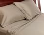 Sealy Best Fit 300-Thread-Count Cotton Sateen Queen Sheet Set, Cappuccino