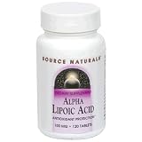 Source Naturals Alpha Lipoic Acid, 100 mg, Tablets, 120 tablets (Pack of 2)