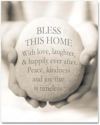 Bless This Home Print, New Home Gift, Housewarming Gift, 8x10", New Home Quote, New Home Blessing, Housewarming Quote (8x10")