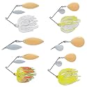 Terminator T-2 Series Spinnerbaits Size: 1/2 oz.; Color: Bright White Shad (01); Blades: Double Willow (DW)