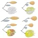 Sporting Goods : Terminator T-2 Series Spinnerbaits Size: 1/2 oz.; Color: Bright White Shad (01); Blades: Double Willow (DW)