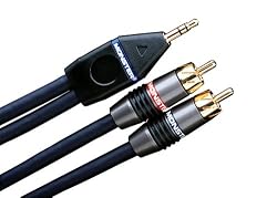 Monster IP400-.75M Male Stereo Mini to Male Stereo RCA Cable Adapter