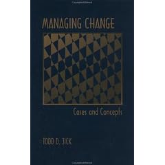 Managing Change: Cases and Concepts